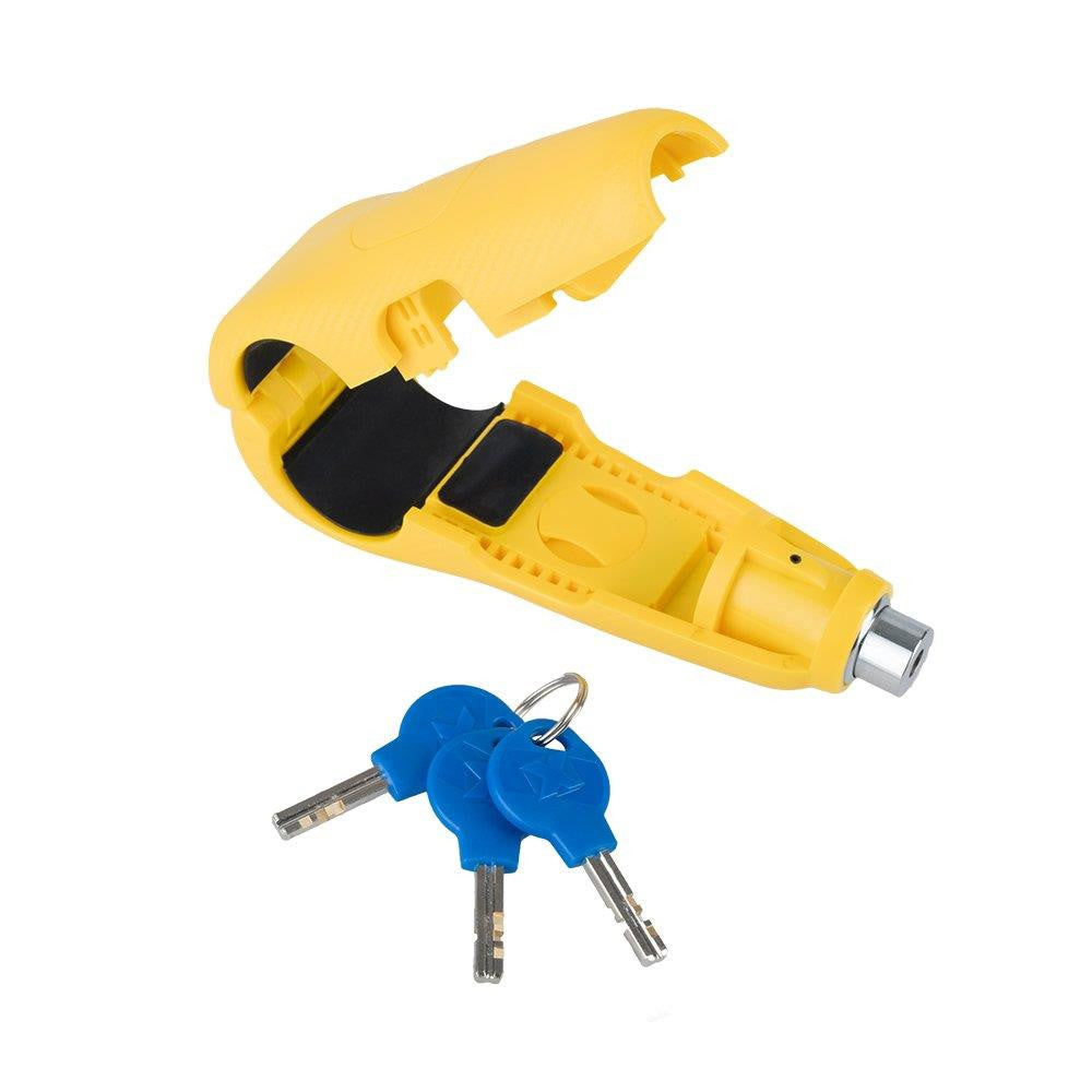 Oxford LK302 Motorcycle Motorbike Lever Lock Alarm - Yellow