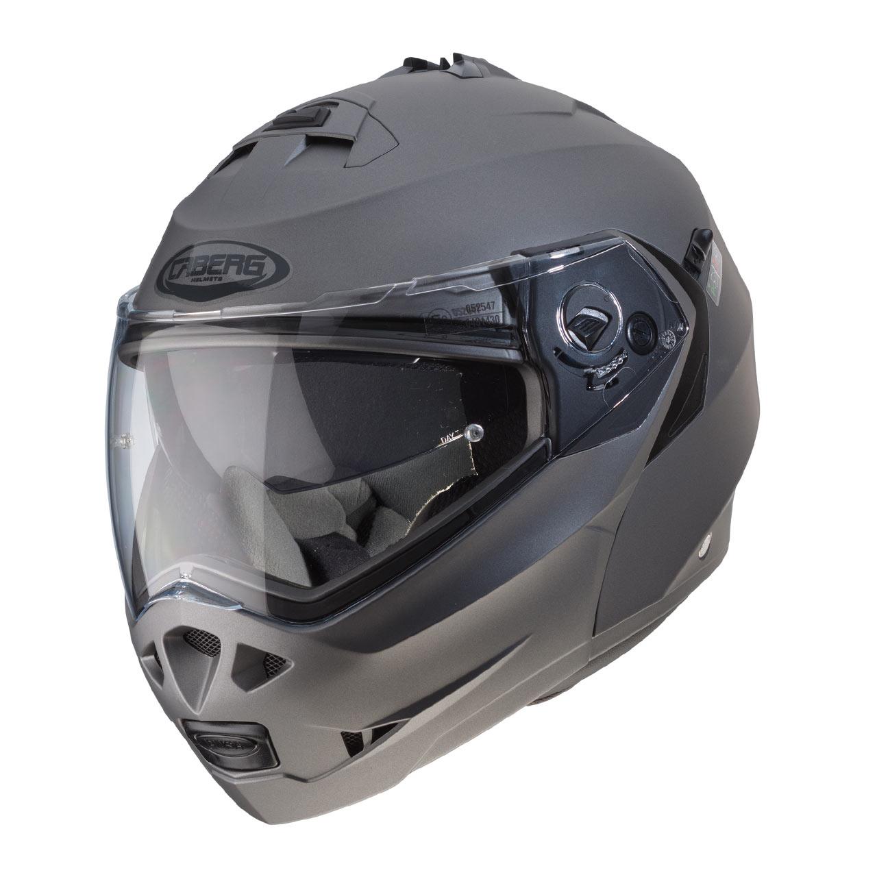 Caberg Duke 2 Flip Up Plain Motorcycle Motorbike Helmet