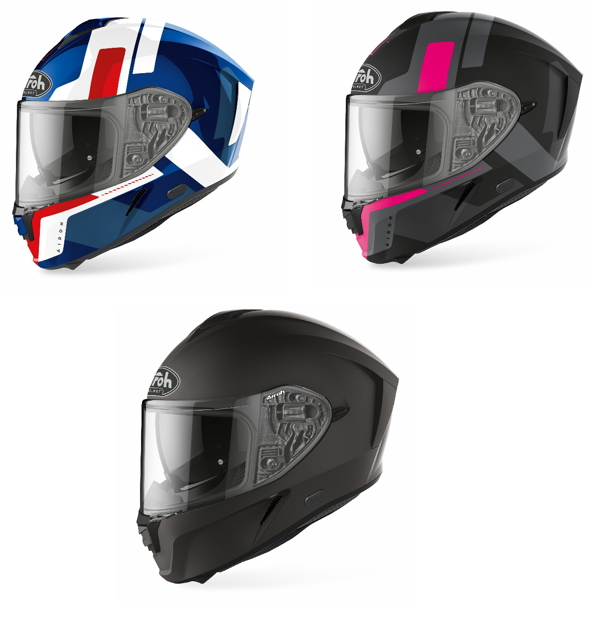 Airoh Spark 'Shogun' Full Face Motorcycle Motorbike Helmet