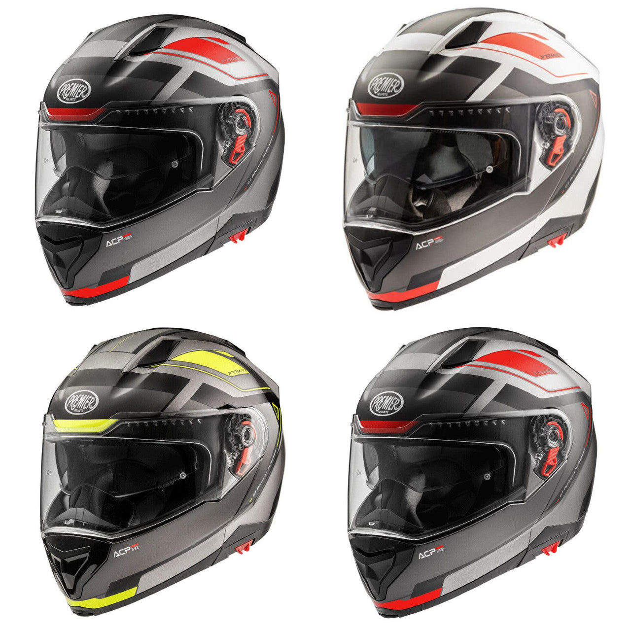 Premier Delta Evo As 17 Flip Up Front Motorcycle Helmet