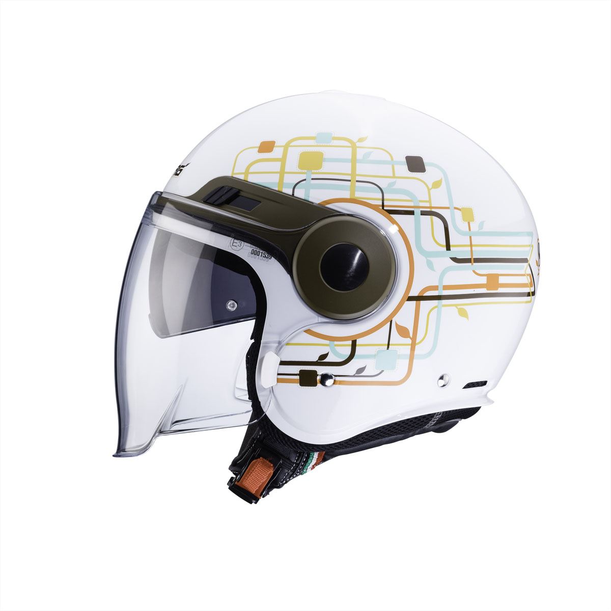 Caberg Uptown Open Face Motorcycle Motorbike Scooter Jet Helmet