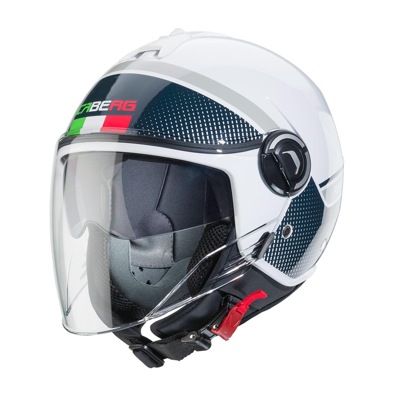 Caberg Riviera V4 Open Face Motorcycle Motorbike Scooter Jet Helmet