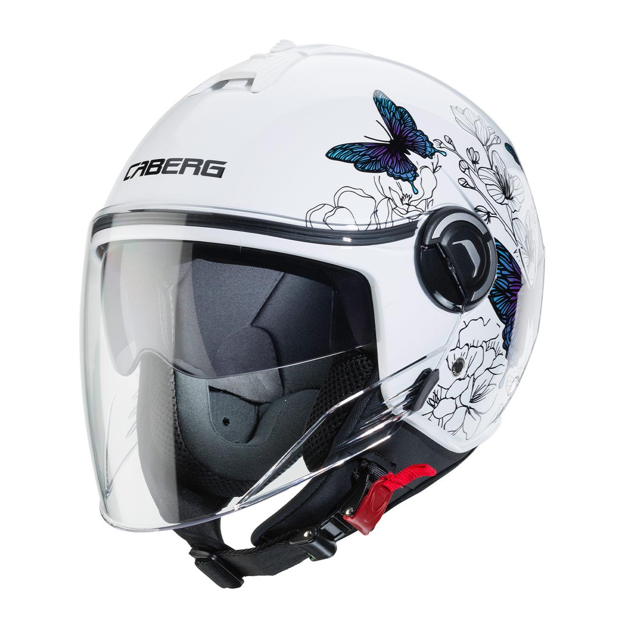 Caberg Riviera V4 Open Face Motorcycle Motorbike Scooter Jet Helmet