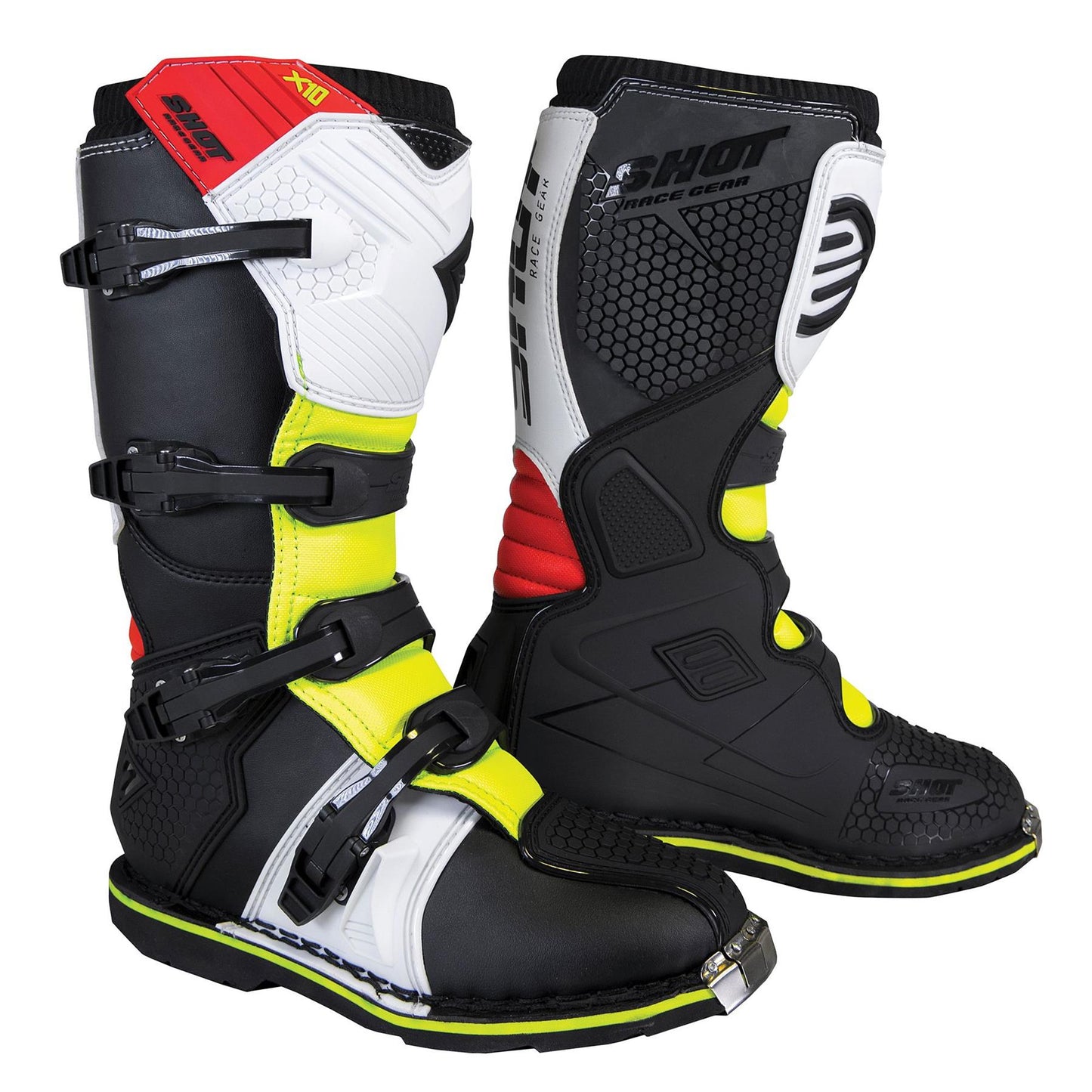 Shot X10 2.0 Adult Motocross MX Off Road Motorcycle Boots