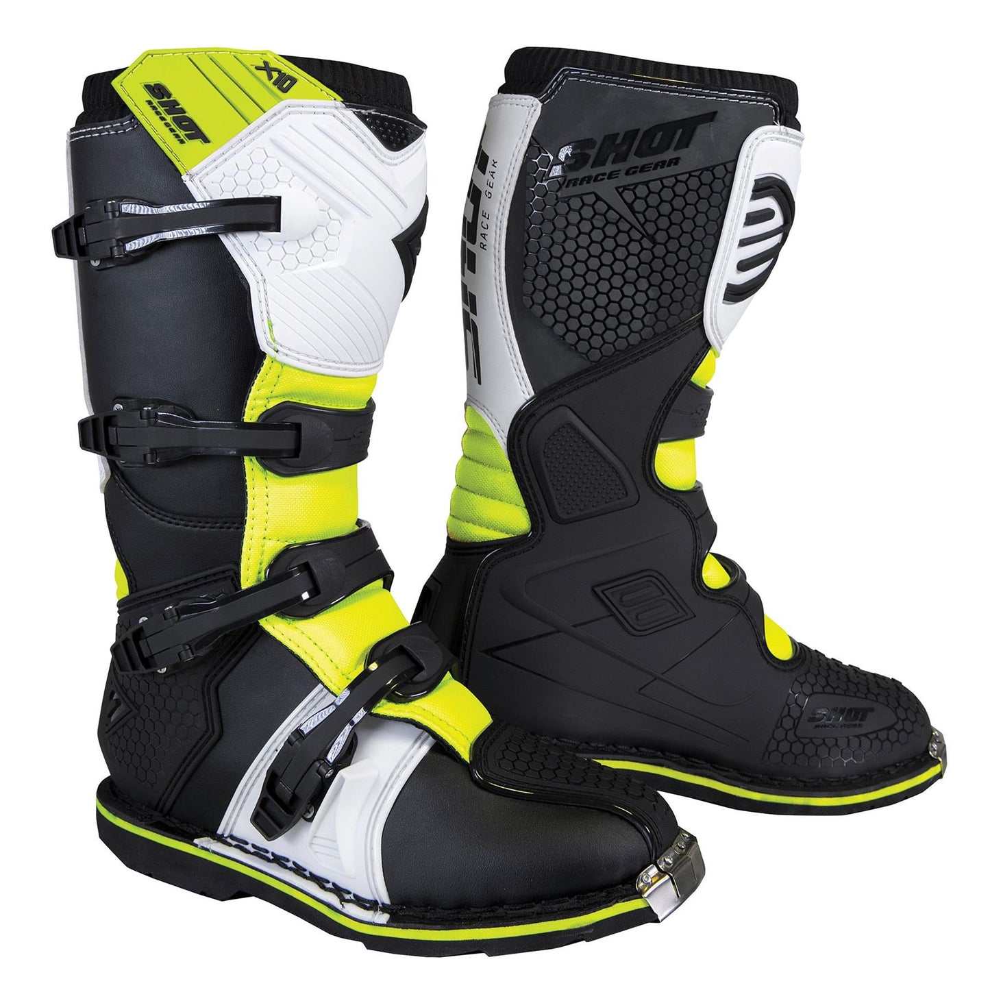 Shot X10 2.0 Adult Motocross MX Off Road Motorcycle Boots