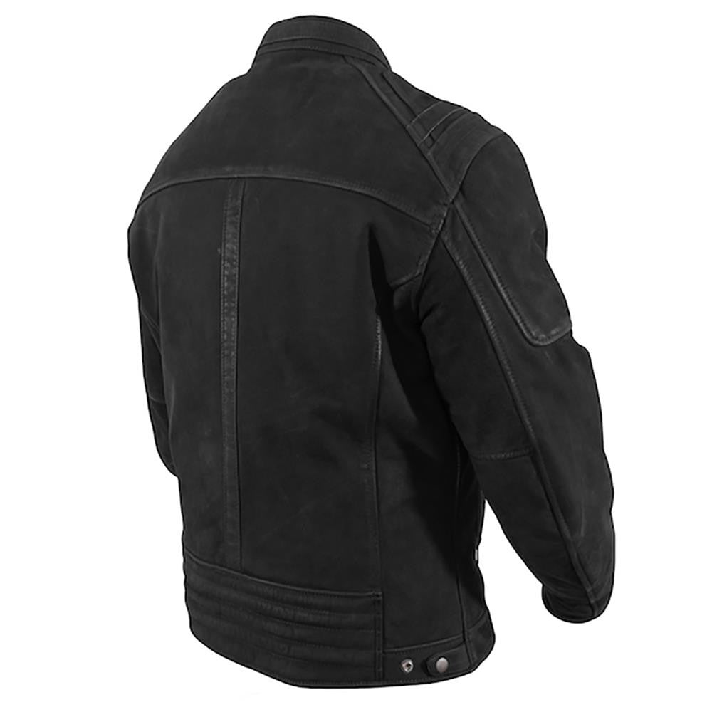 ARMR Nubakku Motorbike Leather Jacket - Black