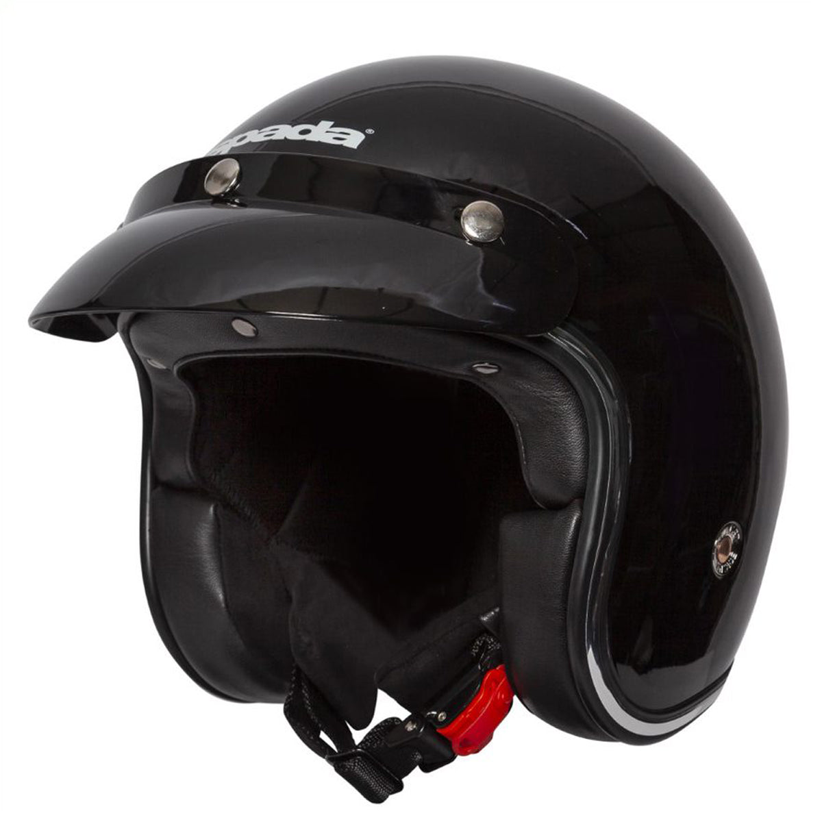 Spada Classic Plain Open Face Motorcycle Jet Helmet