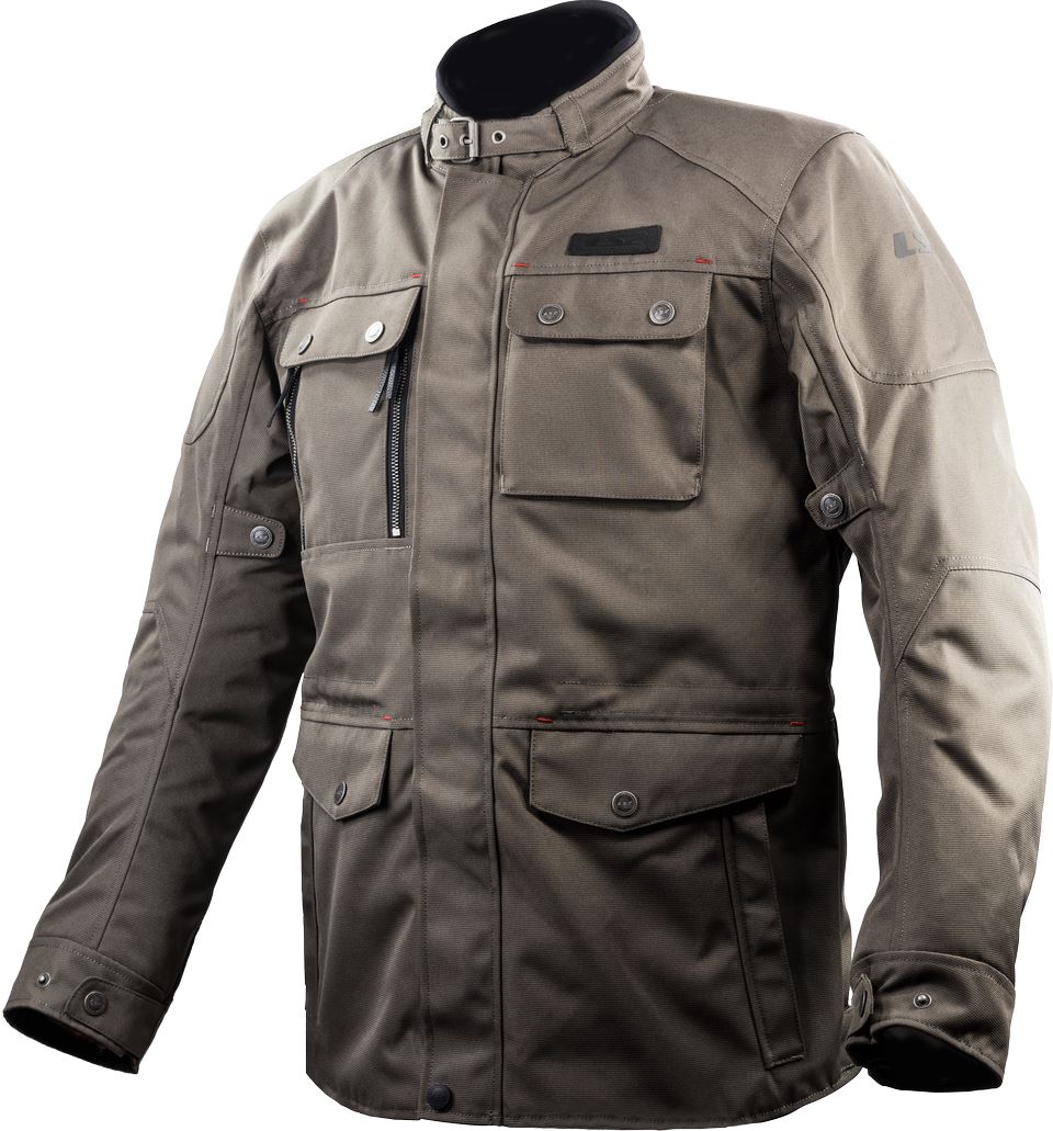 LS2 Bond Man Waterproof Vintage Textile Jacket