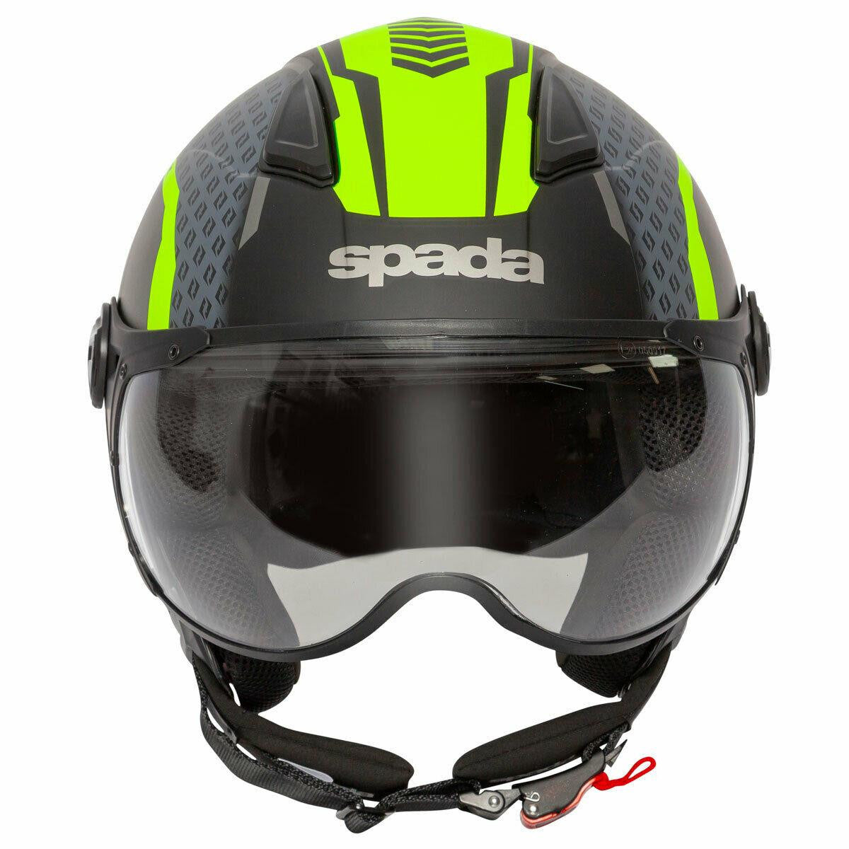 Spada Hellion Arrow Open Face Motorcycle Scooter Bike Helmet