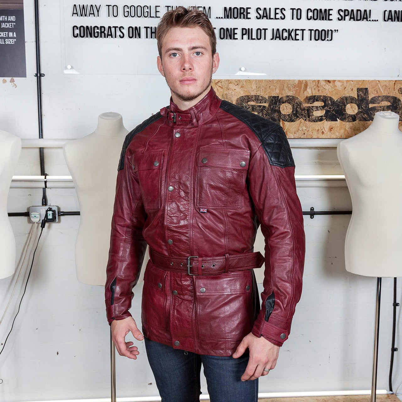 Spada Berliner Motorcycle Motorbike Leather Jacket