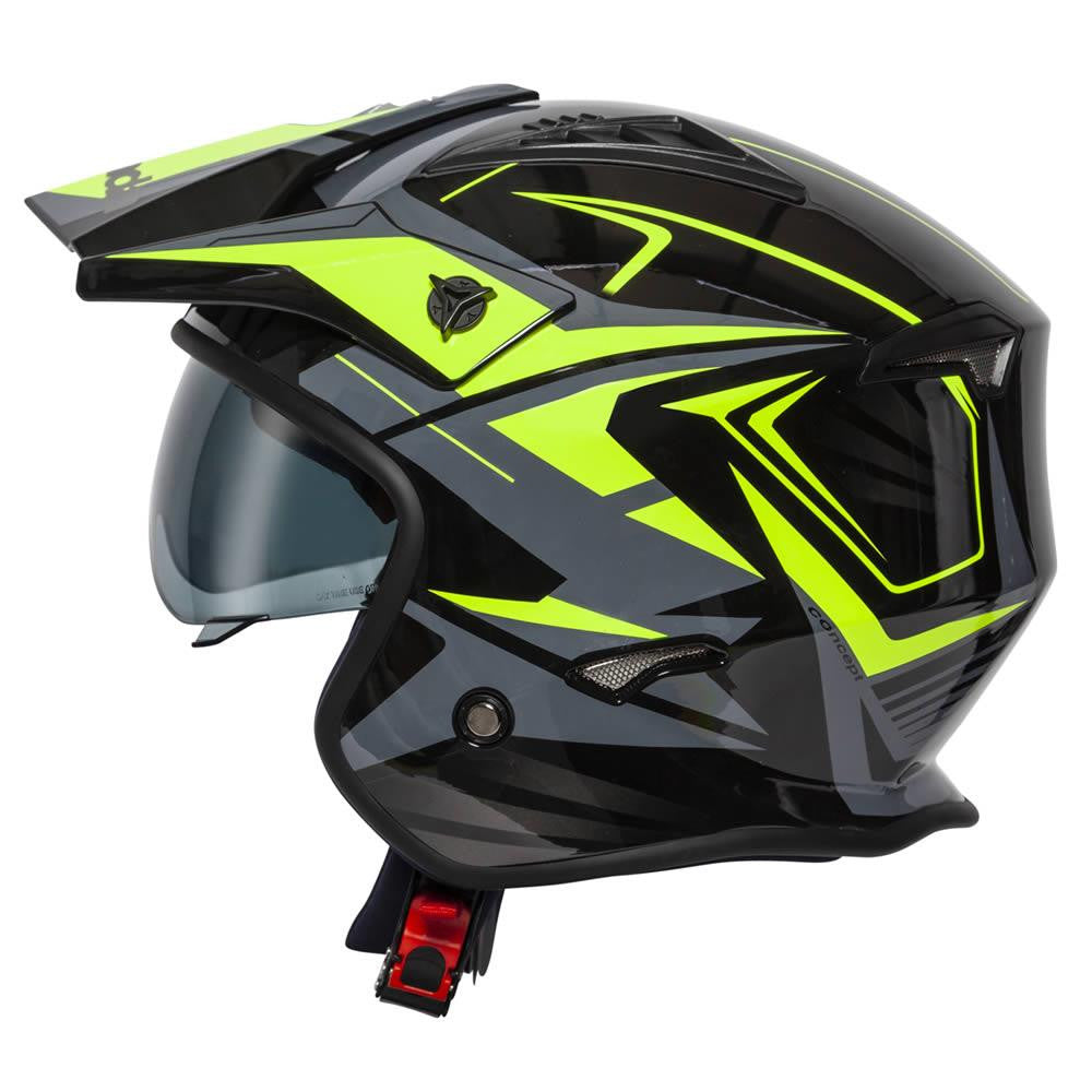 Spada Rock Stream Open Face Motorcycle Trials Bike Helmet