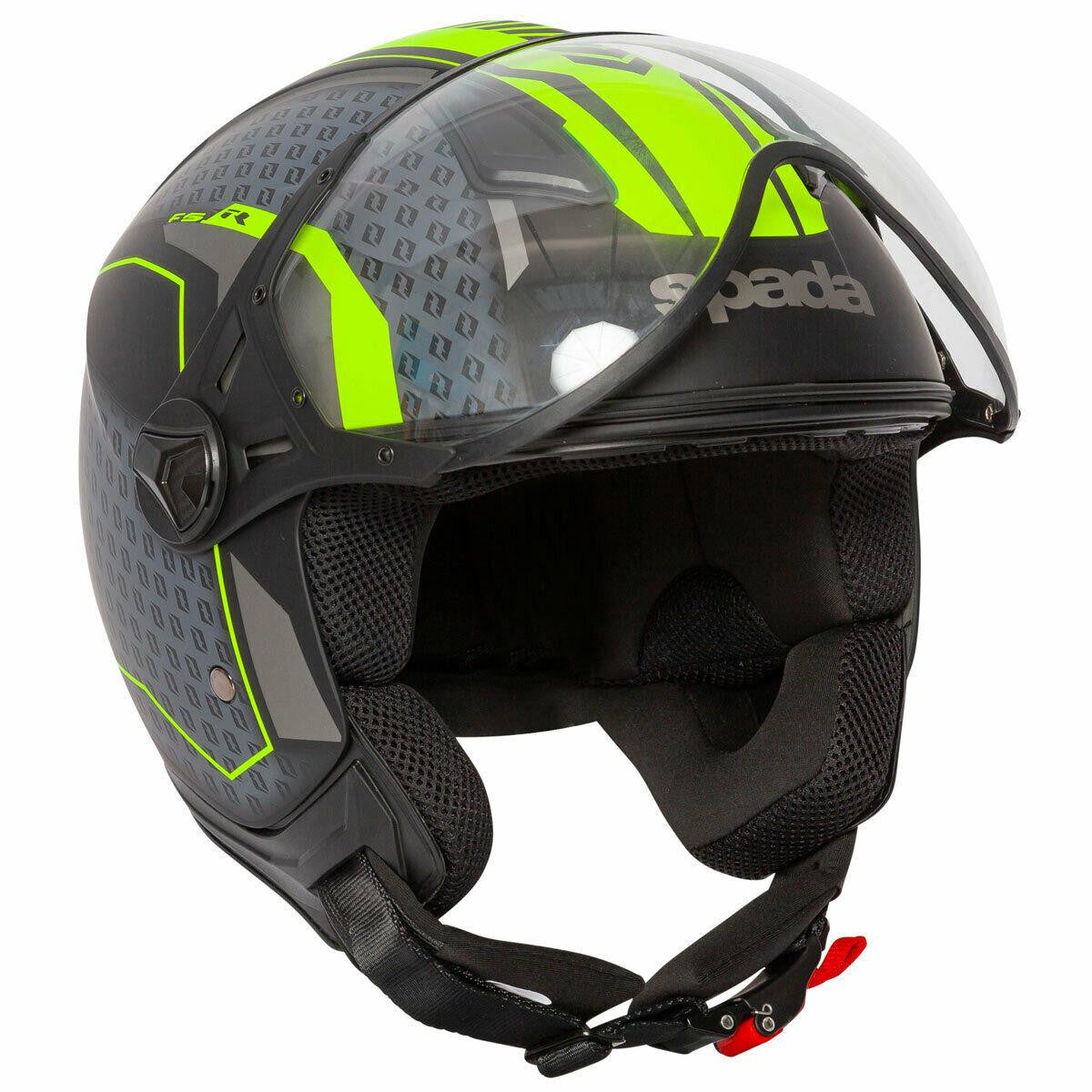 Spada Hellion Arrow Open Face Motorcycle Scooter Bike Helmet