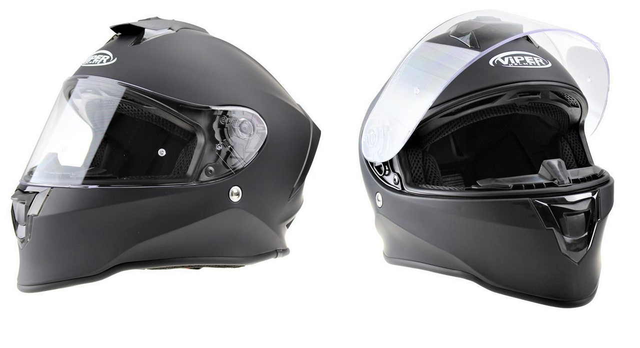 Viper RS55 Race Full Face Helmet Matt BLack