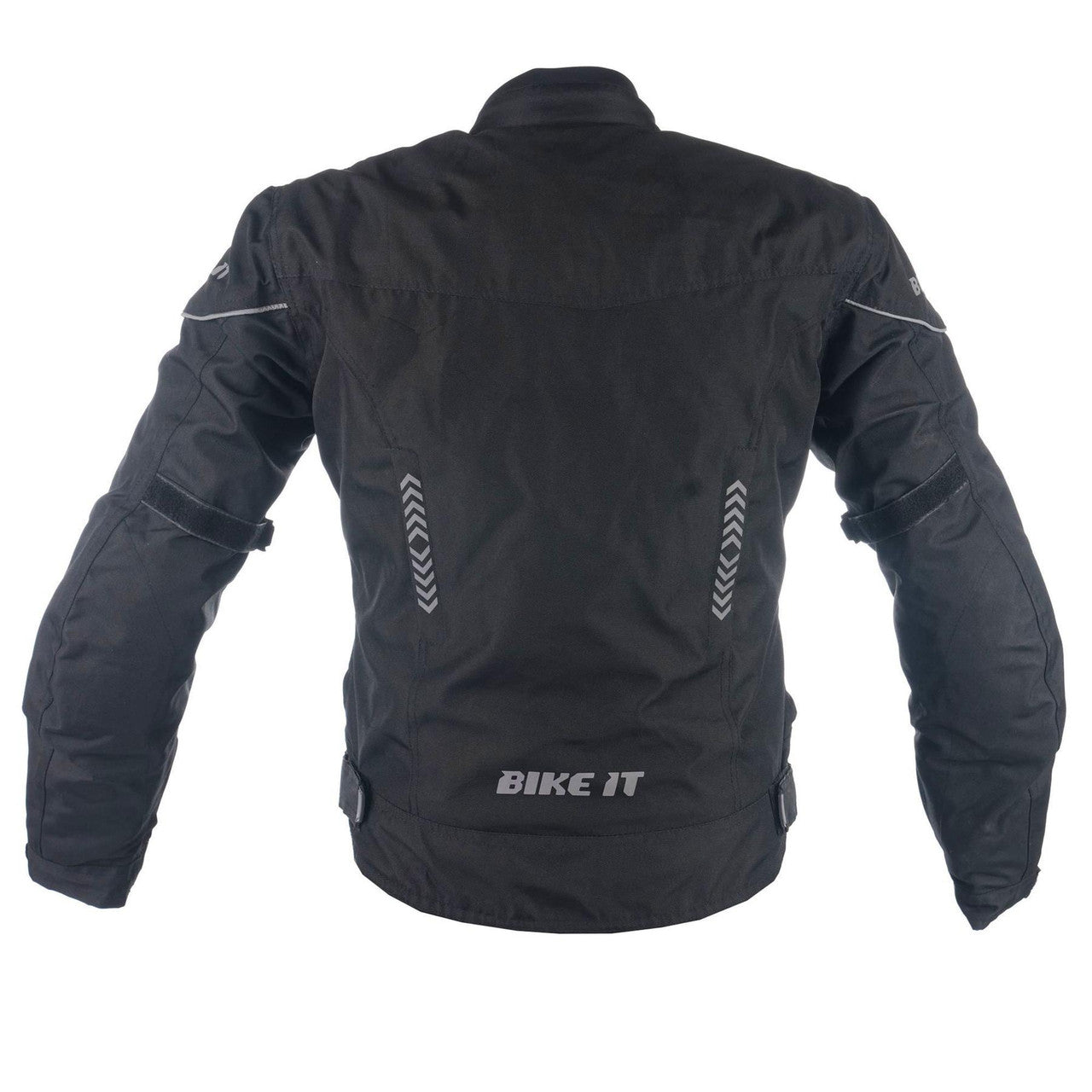 Bike It 'Triple Black' Waterproof Adventure Motorcycle Jacket