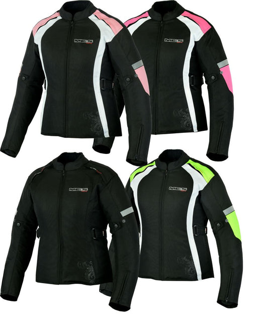 MBSmoto MJ24 Ladies Waterproof CE Armoured Textile Jacket