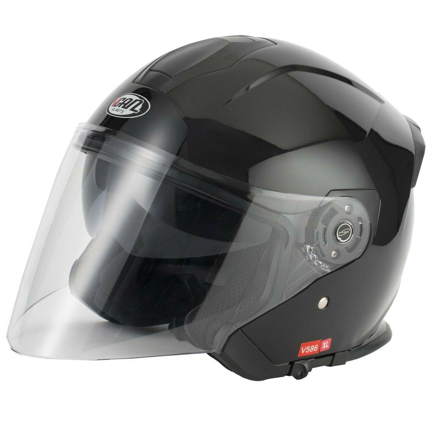 Vcan V586 Jet Open Face Scooter Motorcycle Helmet