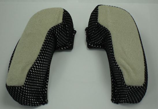 Spada Edge Open Face Motorcycle Helmet Cheek Pads Lining