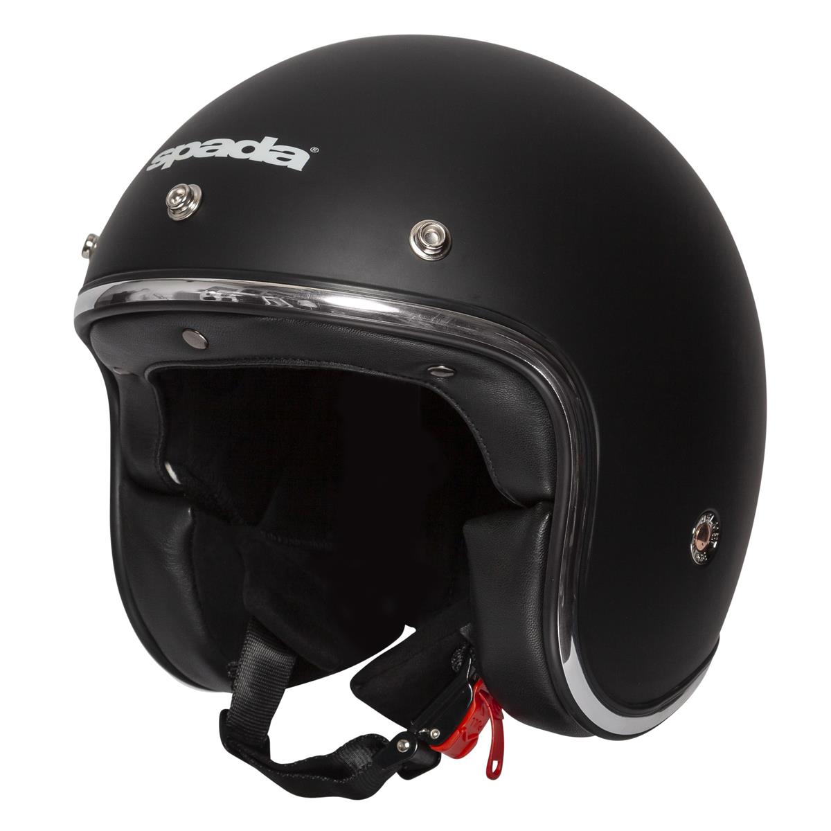 Spada Classic Plain Open Face Motorcycle Jet Helmet