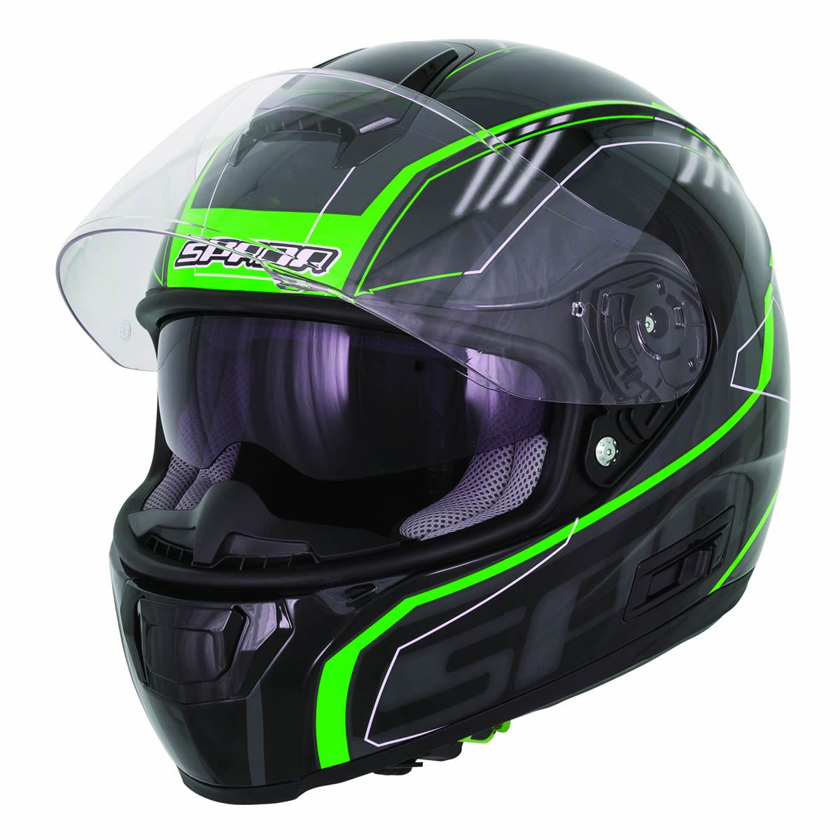 Spada SP-16 Gradient Full Face Motorcycle Motorbike Helmet