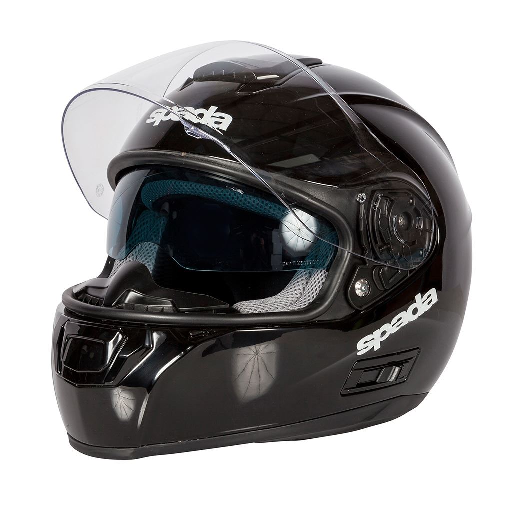 Spada SP16 Plain Full Face Motorcycle Motorbike Helmet