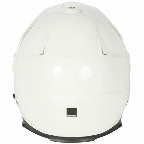 Spada Intrepid Full Face Adventure Motorcycle Bike Helmet ACU Gold - Pearl White