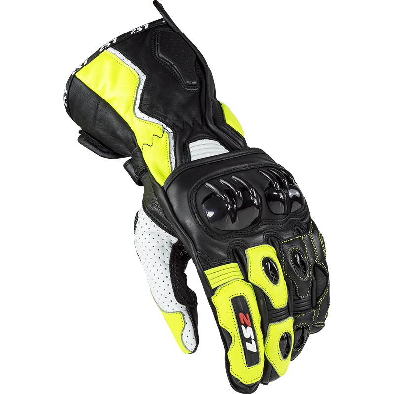 LS2 Swift Sports Racing Leather Motorcycle Gloves