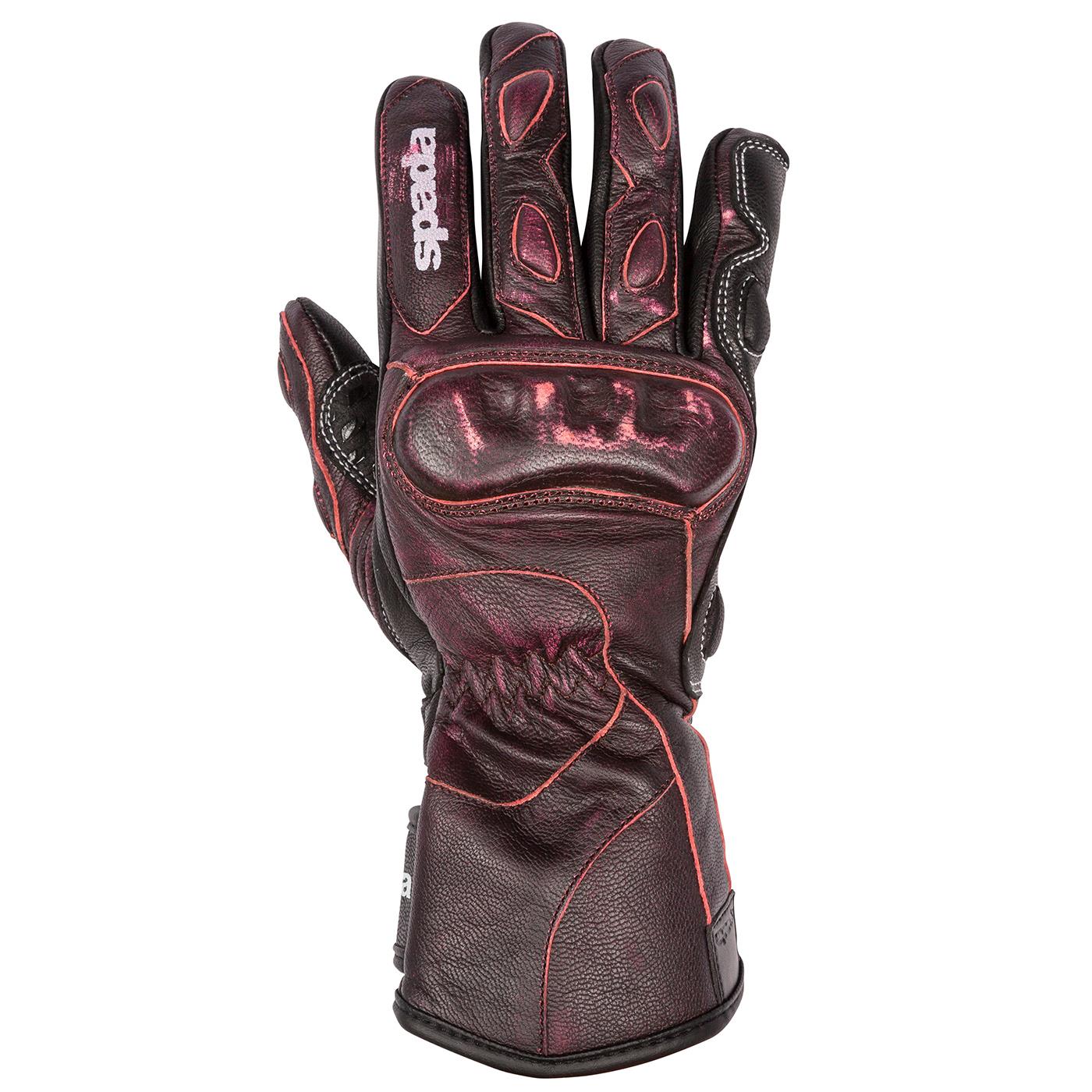 Spada Swain CE Leather Sports Racing Ladies Motorcycle Gloves