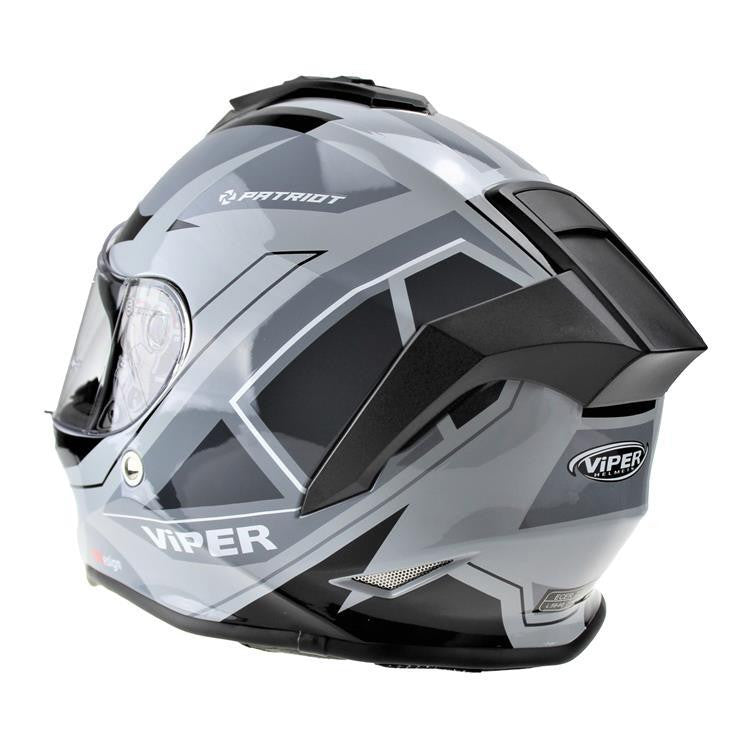 VIPER RS55 FULL FACE ROAD CRASH MOTORCYCLE HELMET FREE GIFT