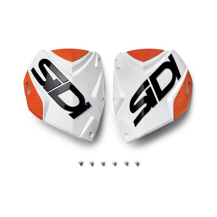 Sidi Crossfire 2 Shin Plate White Black Grey Orange Yellow Red/Blue