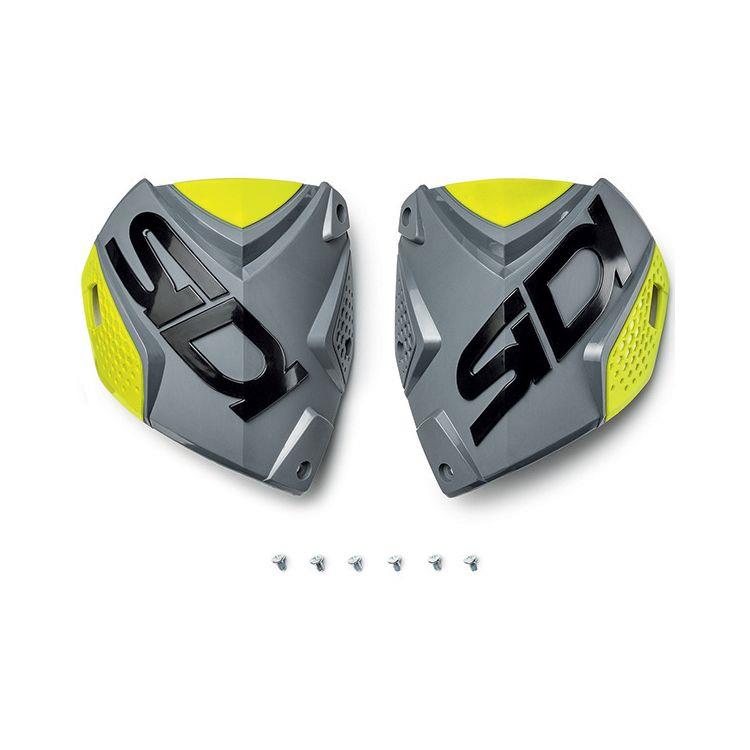 Sidi Crossfire 2 Shin Plate White Black Grey Orange Yellow Red/Blue