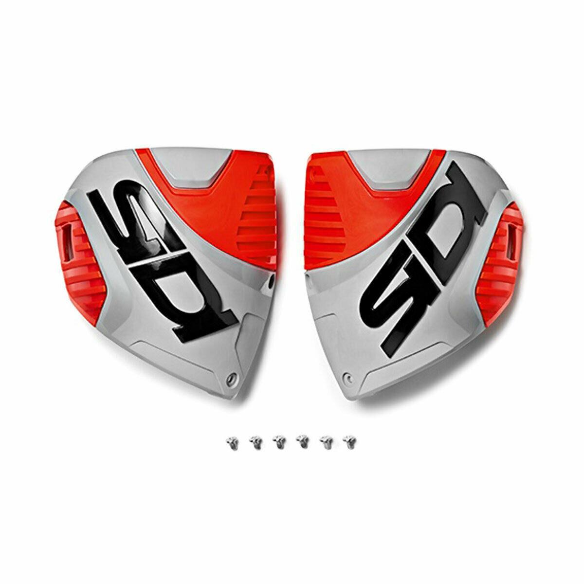 Sidi Crossfire 3 Shin Plate Replacement Ash Yellow, Ash Red & Blue Red