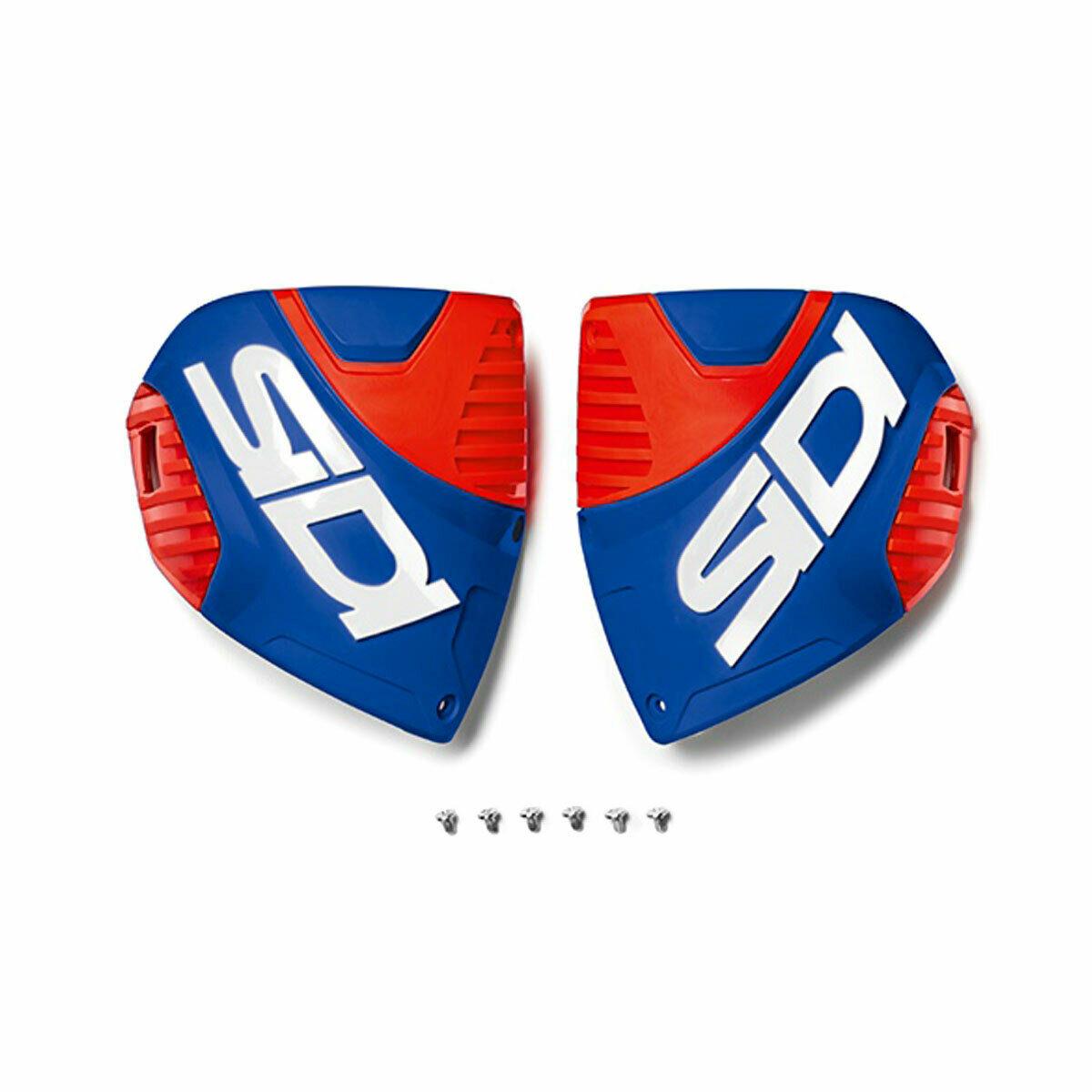 Sidi Crossfire 3 Shin Plate Replacement Ash Yellow, Ash Red & Blue Red