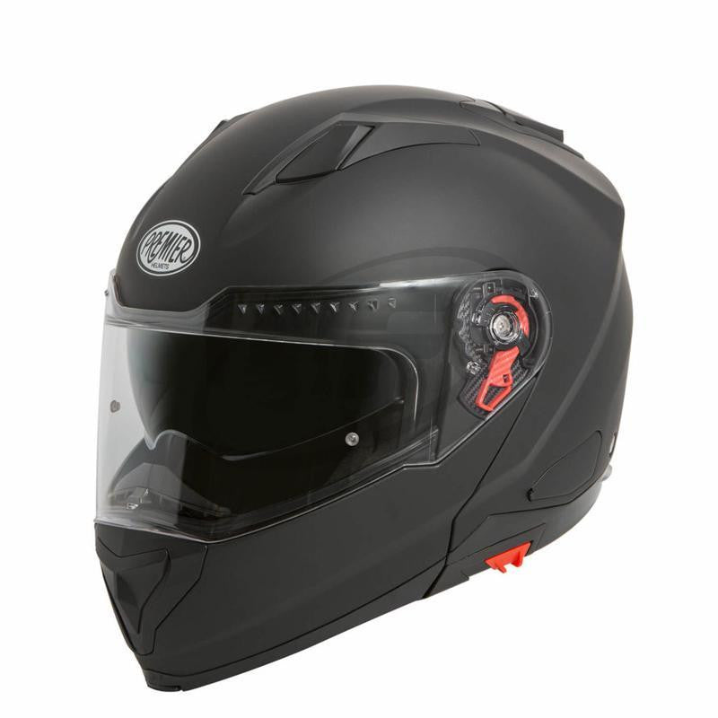 FOWLERS PREMIER DELTA MOTORBIKE FLIP UP HELMET FLUO/WHITE/MATT BLACK