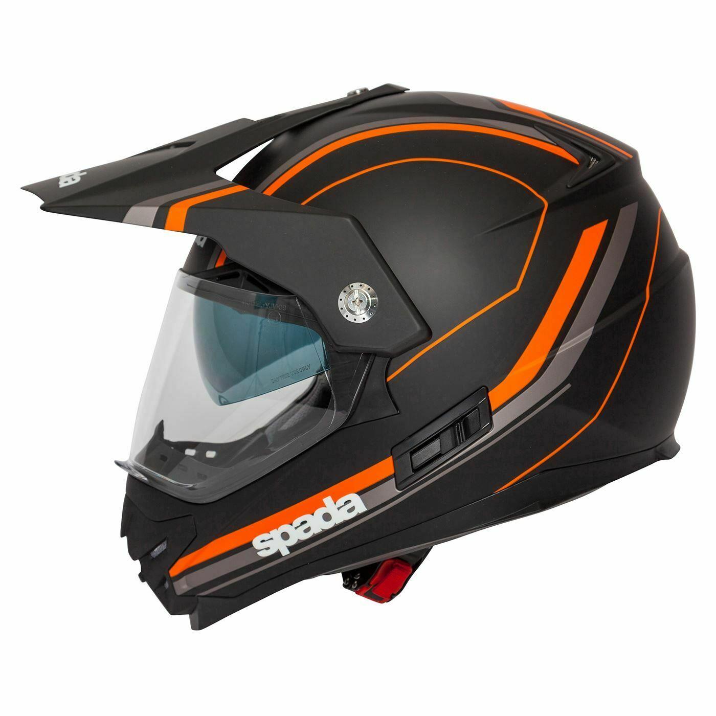 Spada Intrepid Delta Dual Sport Adventure Motorcycle Motorbike Helmet