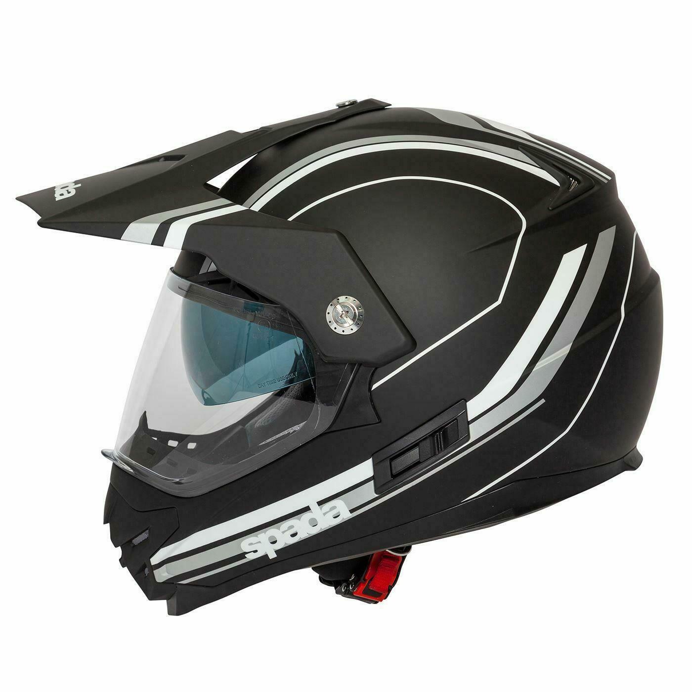 Spada Intrepid Delta Dual Sport Adventure Motorcycle Motorbike Helmet