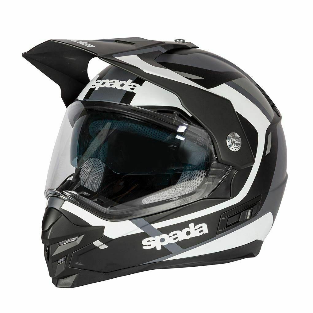 Spada Intrepid Delta Dual Sport Adventure Motorcycle Motorbike Helmet