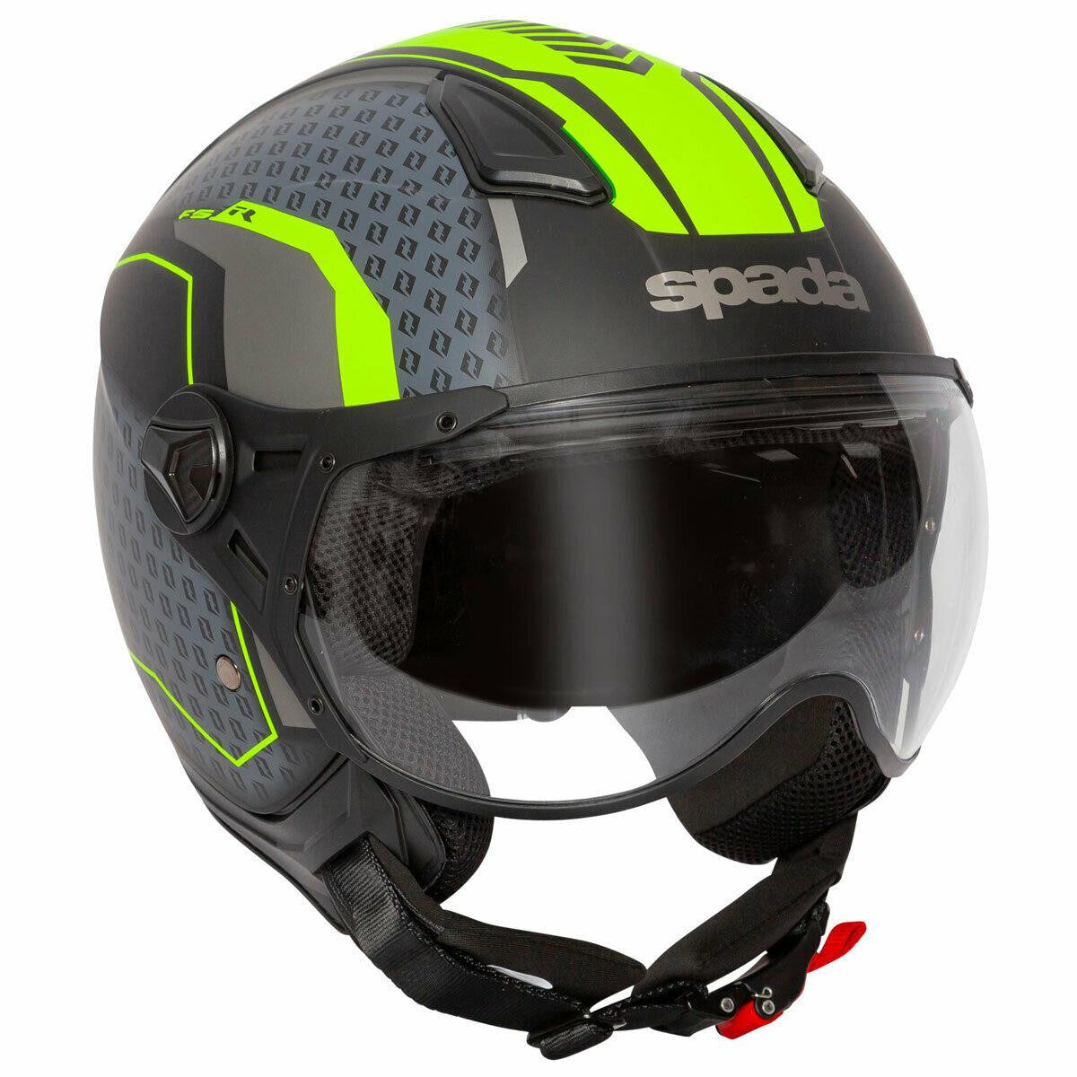 Spada Hellion Arrow Open Face Motorcycle Scooter Bike Helmet