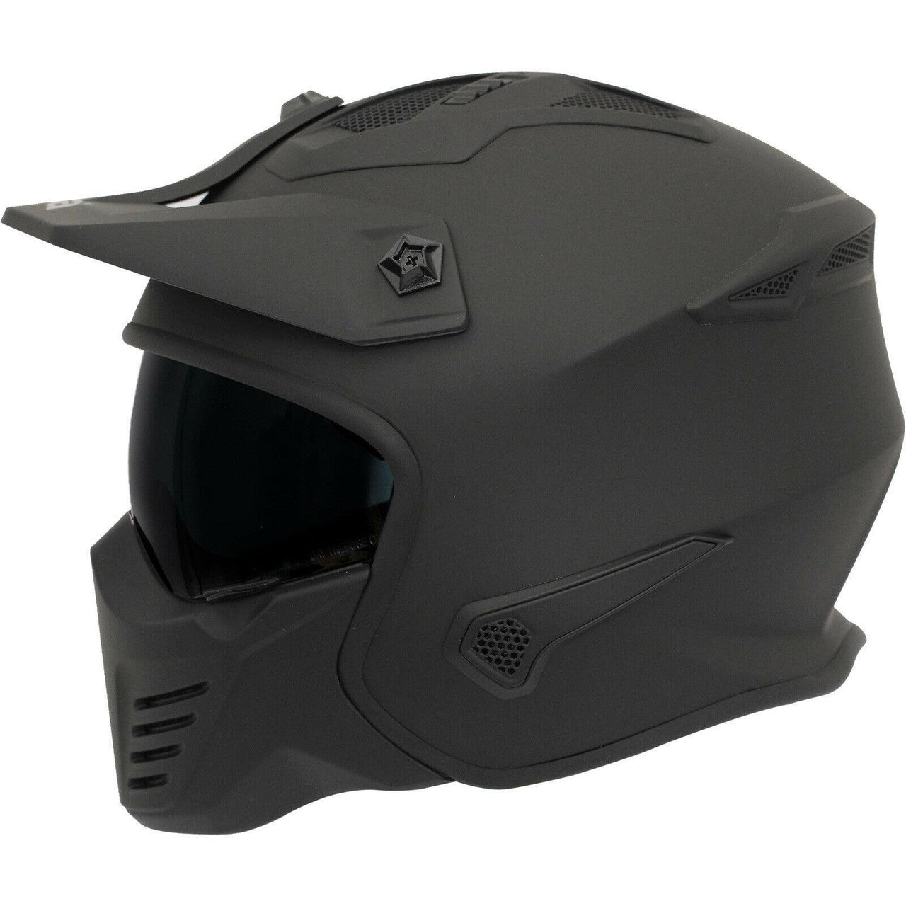 Spada Storm Open Face Motorcycle Motorbike Helmet