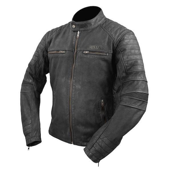 ARMR Retro Leather Touring Motorcycle Motorbike Men's Jacket