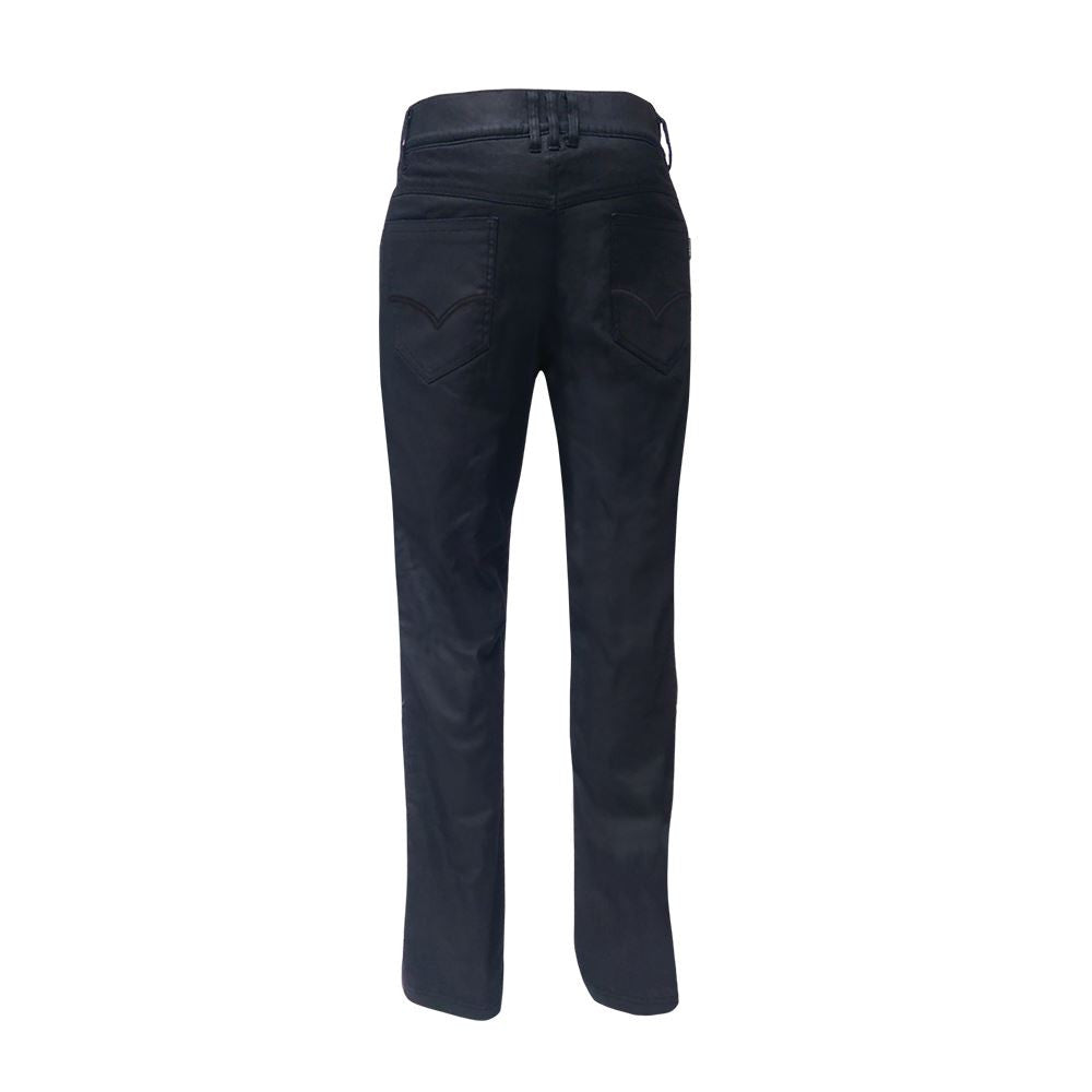 Bull-it Women's Oil Skin SR6 Black Jeans