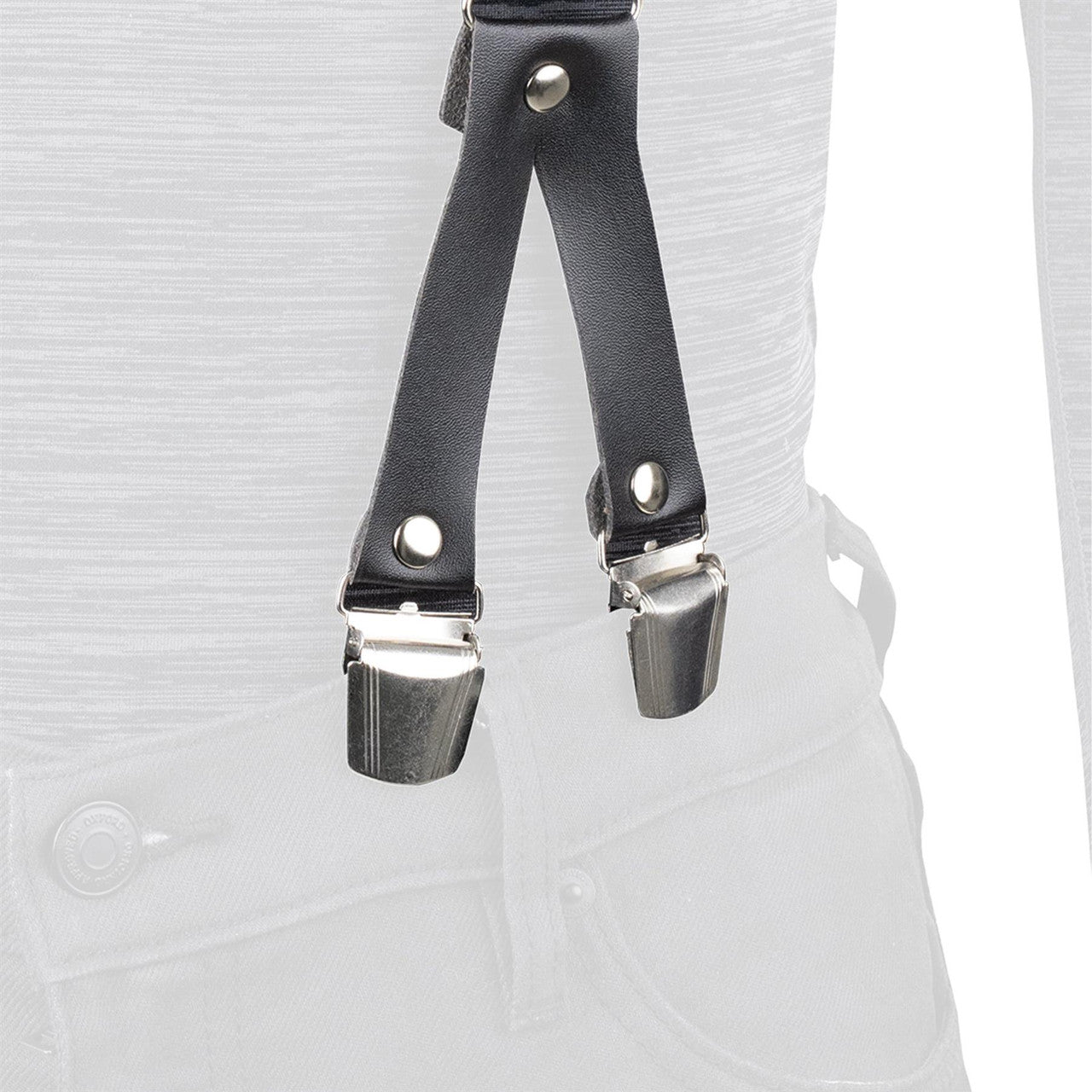 Oxford Riggers Chin black Motorcycle Trouser Braces