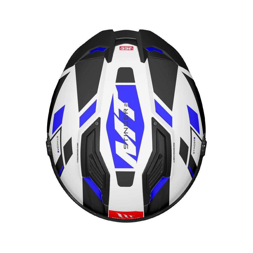 New Mt Stinger 2 Full Face  Motorbike Helmet Sporty Look