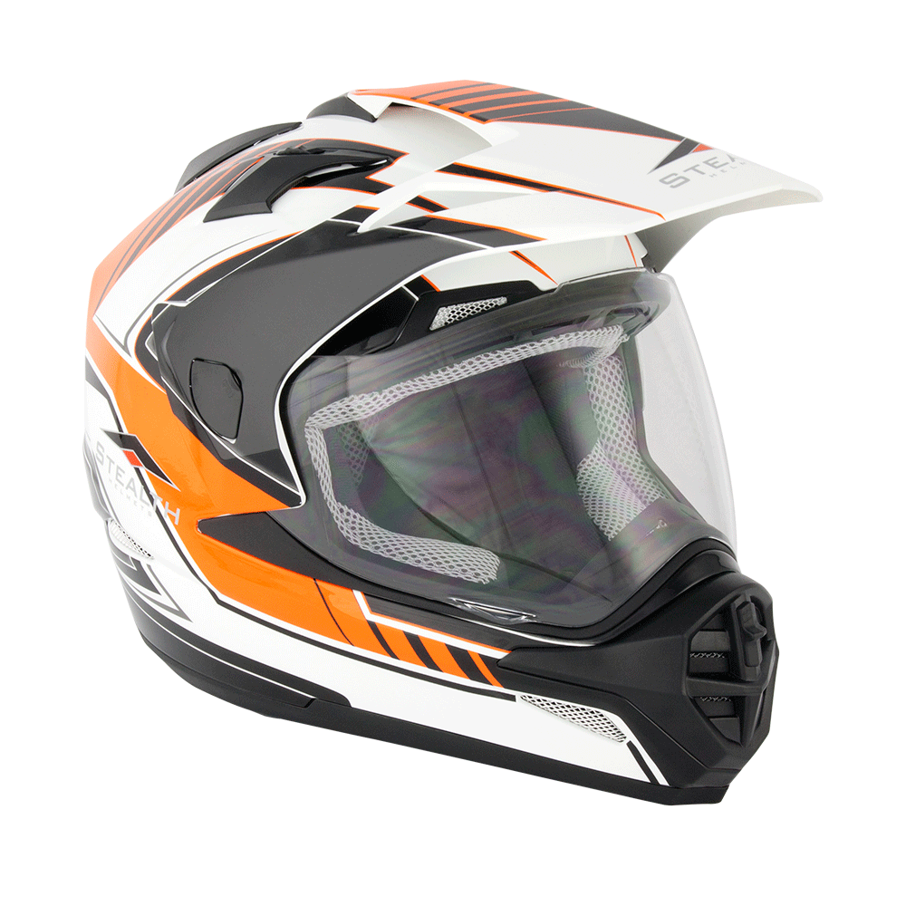 Stealth HD009 Dual Sport Full Face Helmet