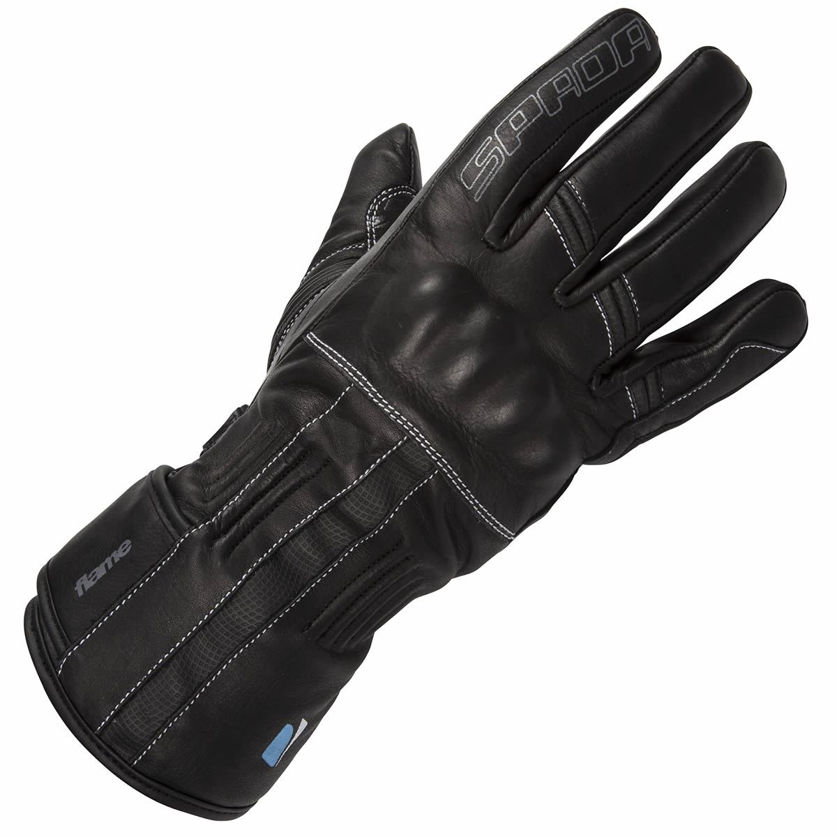 Spada Flame Ladies Touring Motorcycle Leather Glove Black