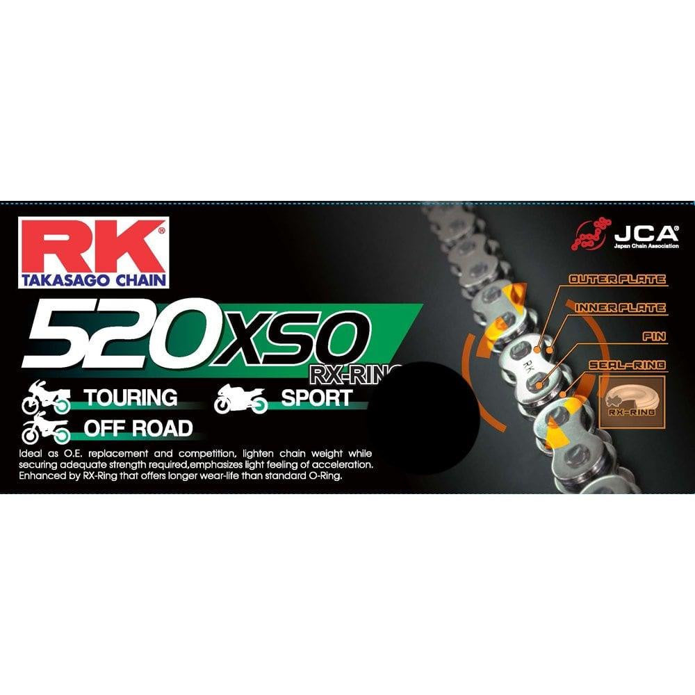 RK TAKASAGO MOTORBIKE MOTORCYCLE CHAIN 520XSO2-92