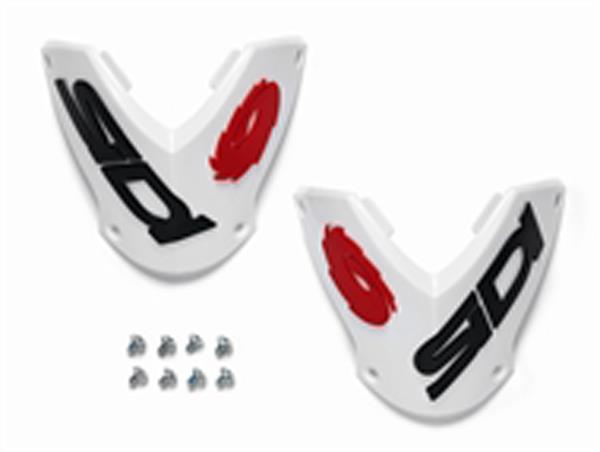 Sidi ST/Vortice Nylon Outer Shin Plate Black, White, Black/Yellow & Red/White