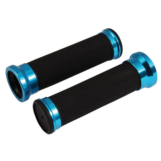 Bike It Grips Twin-Ring Blue 22mm