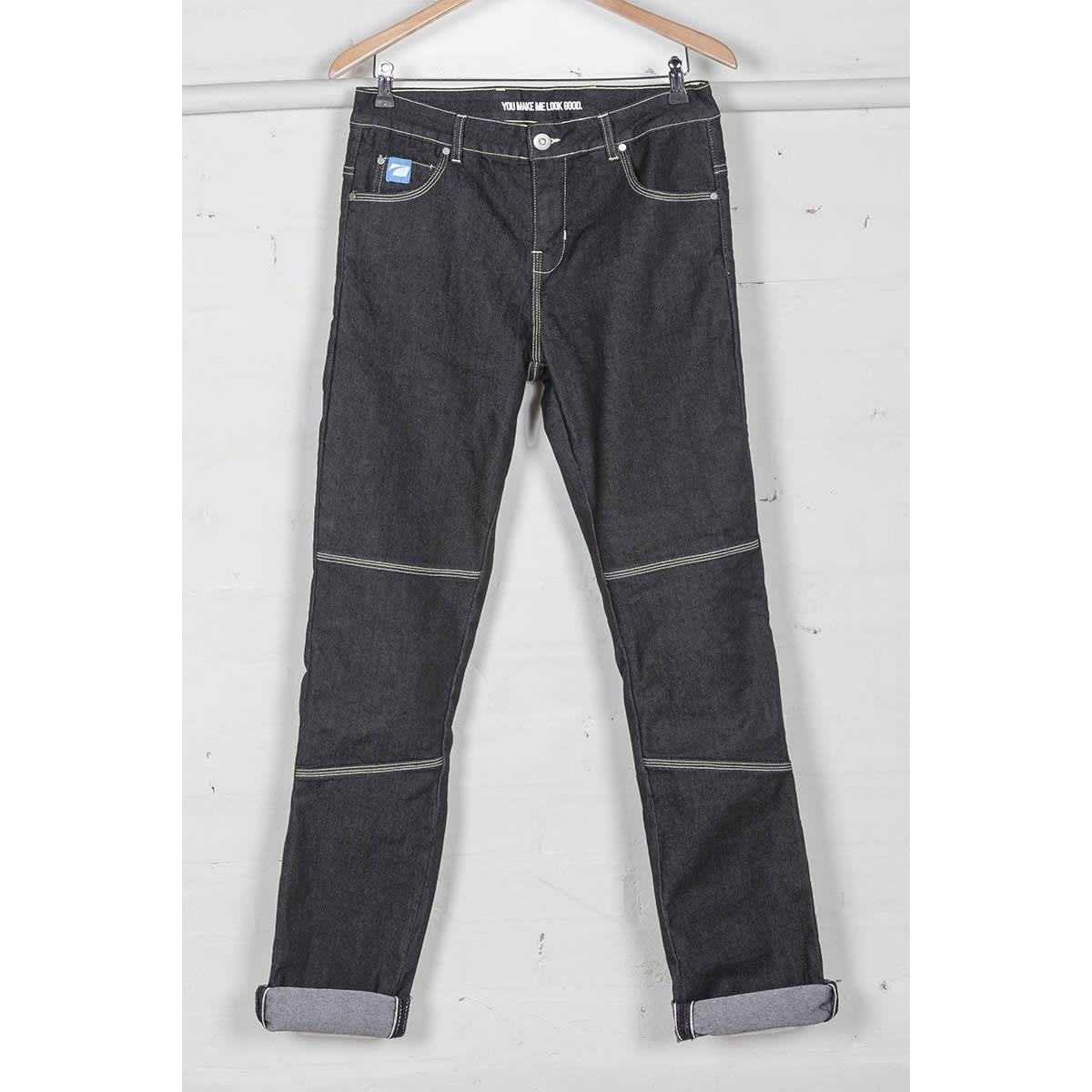 Spada Denim Motorbike Jeans Rigger Selvedge Ladies Grey Regular & Short Leg