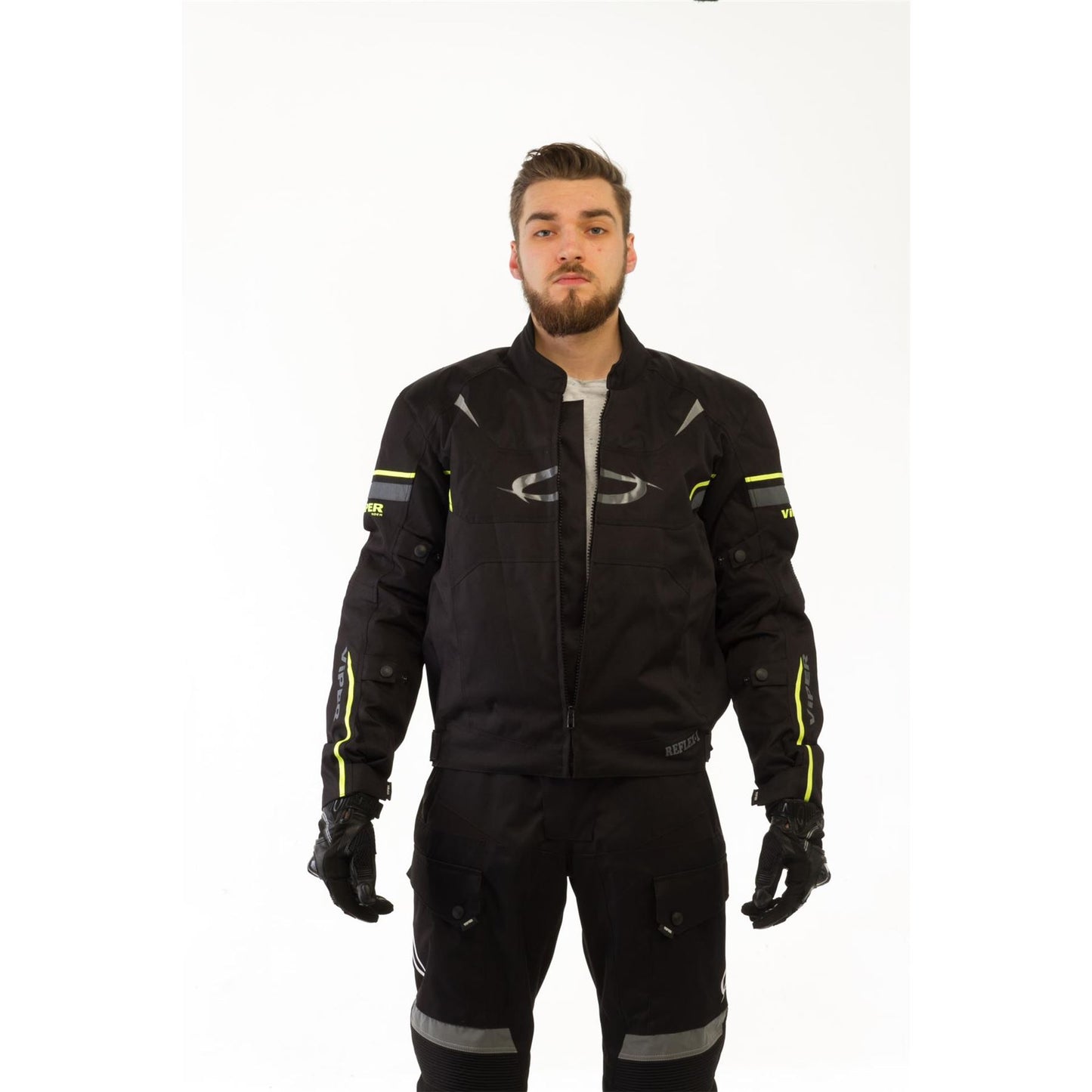 VIPER RIDER REFLEX CE WATERPROOF MOTORCYCLE JACKET