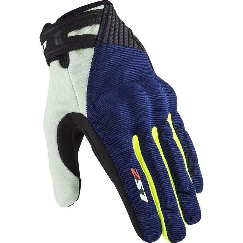 LS2 Dart 2 Men Short Touring Motorcycle Textile Gloves Touchscreen Breathable